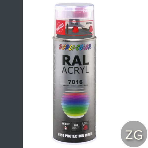 Dupli-Color spuitbus Acryl 400ml Zijdeglans RAL 7016