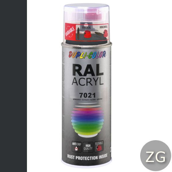 Dupli-Color spuitbus Acryl 400ml Zijdeglans RAL 7021