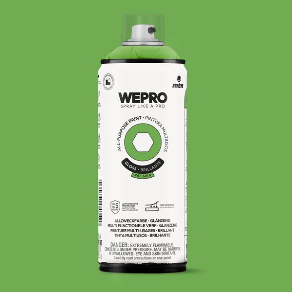 MTN WEPRO All-Purpose Spuitbus 400ml Hoogglans - RAL 6018