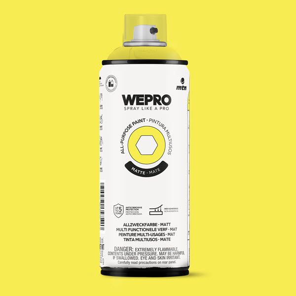 MTN WEPRO All-Purpose Spuitbus 400ml Mat - FLUOR YELLOW