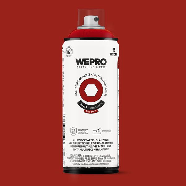 MTN WEPRO All-Purpose Spuitbus 400ml Hoogglans - RAL 3000