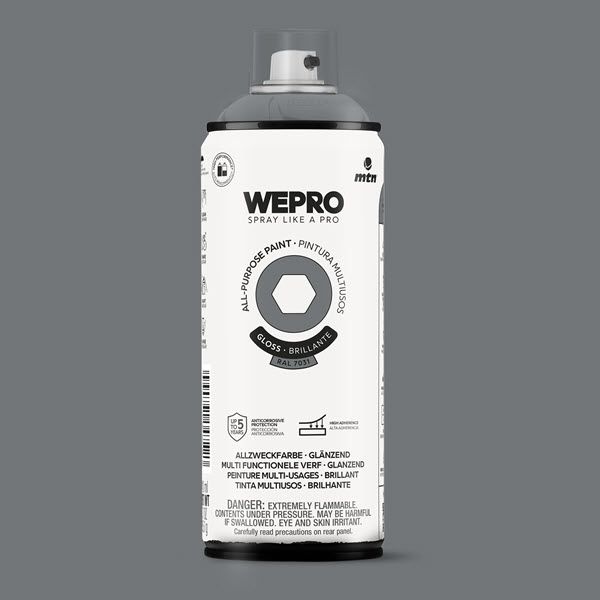 MTN WEPRO All-Purpose Spuitbus 400ml Hoogglans - RAL 7031
