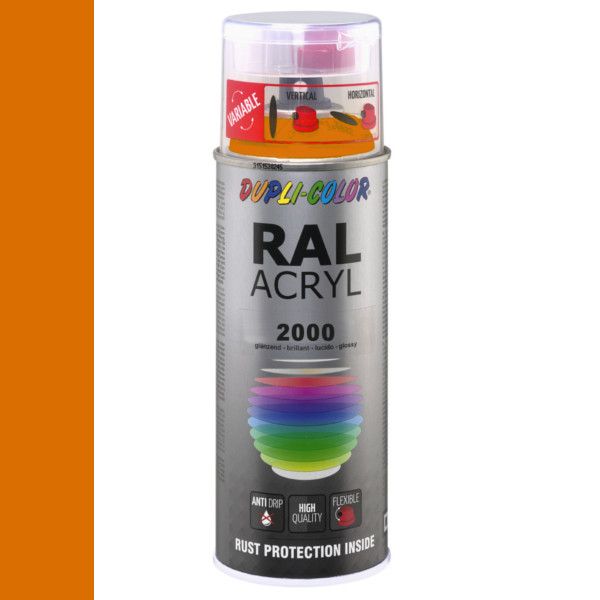 Dupli-Color spuitbus Acryl 400ml Hoogglans RAL 2000