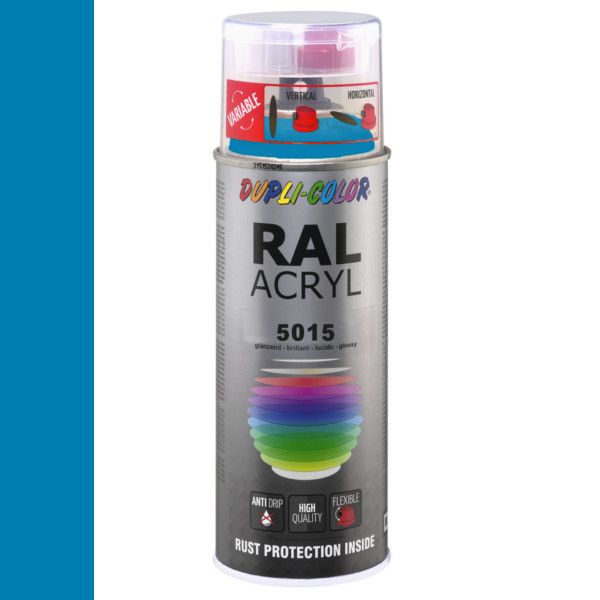 Dupli-Color spuitbus Acryl 400ml Hoogglans RAL 5015