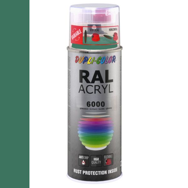 Dupli-Color Acryl 400ml Hoogglans RAL 6000