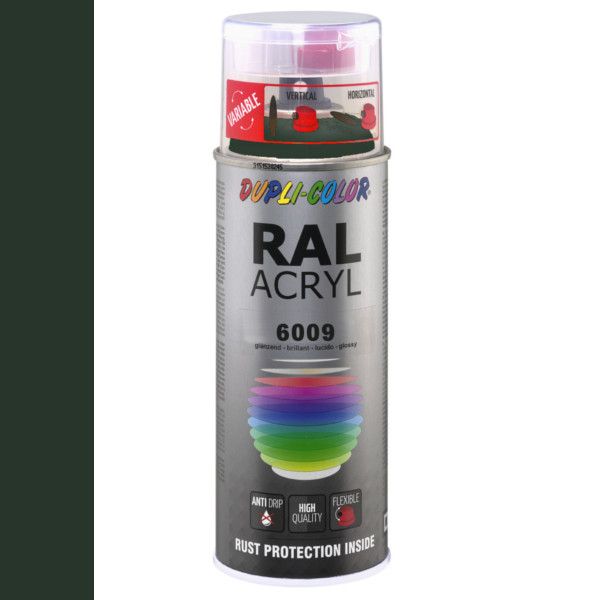Dupli-Color Acryl 400ml Hoogglans RAL 6009