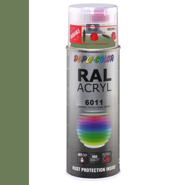 Dupli-Color Acryl 400ml Hoogglans RAL 6011