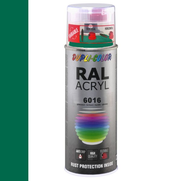 Dupli-Color Acryl 400ml Hoogglans RAL 6016