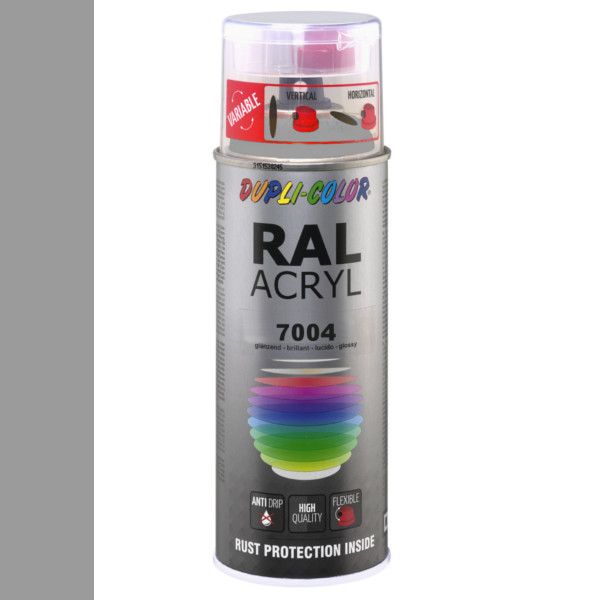 Dupli-Color Acryl 400ml Hoogglans RAL 7004