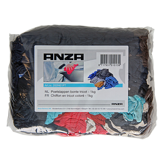 Anza Poetslappen Tricot Bont 1kg