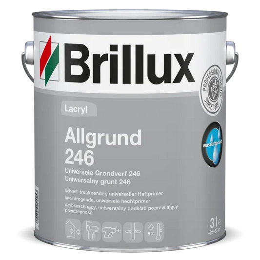 Brillux Lacryl Universal Primer 246 – Water-Based Adhesion Primer for Interior and Exterior Use