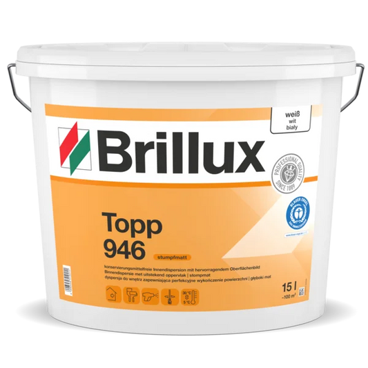 Brillux Topp 946 – Matt Emulsion Paint for Interior Walls