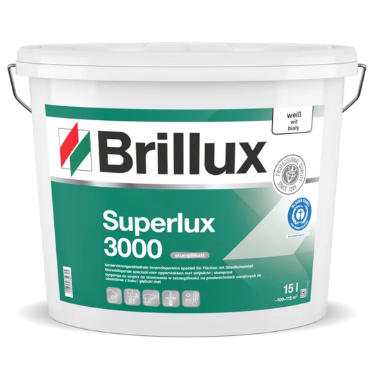 Brillux Superlux 3000 – Matt Emulsion Paint for Interior Walls