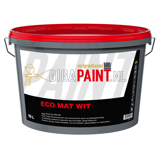 Giga Paint Eco Mat Wit 10L