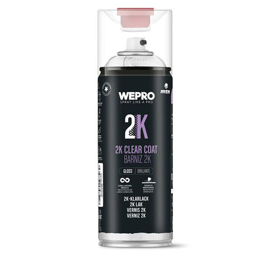 MTN WEPRO 2K Blanke Lak Spuitbus 400ml Mat