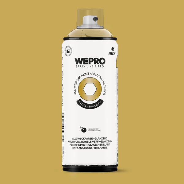 MTN WEPRO All-Purpose Spuitbus 400ml Hoogglans - GOLD