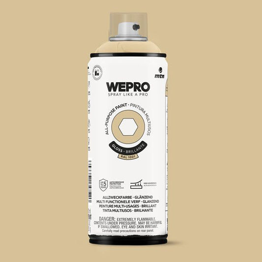 MTN WEPRO All-Purpose Spuitbus 400ml Hoogglans - RAL 1001