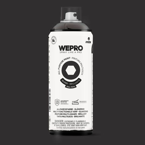 MTN WEPRO All-Purpose Spuitbus 400ml Hoogglans - RAL 7016