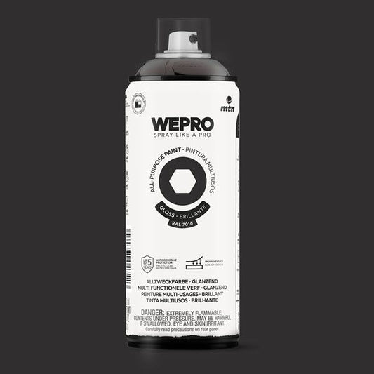 MTN WEPRO All-Purpose Spuitbus 400ml Hoogglans - RAL 7016