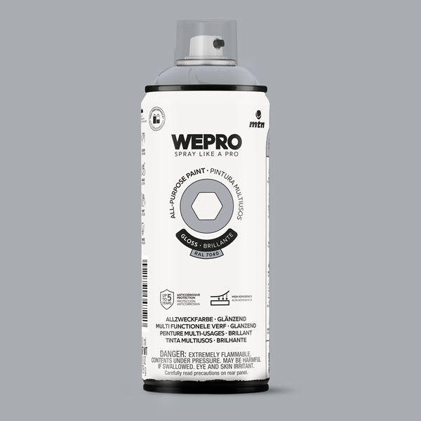 MTN WEPRO All-Purpose Spuitbus 400ml Hoogglans - RAL 7040