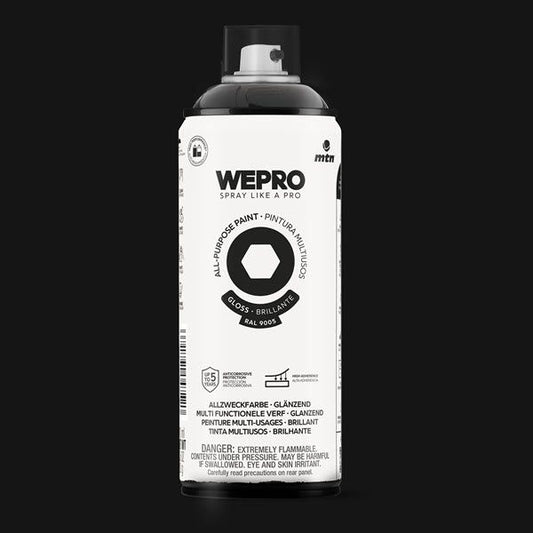 MTN WEPRO All-Purpose Spuitbus 400ml Hoogglans - RAL 9005