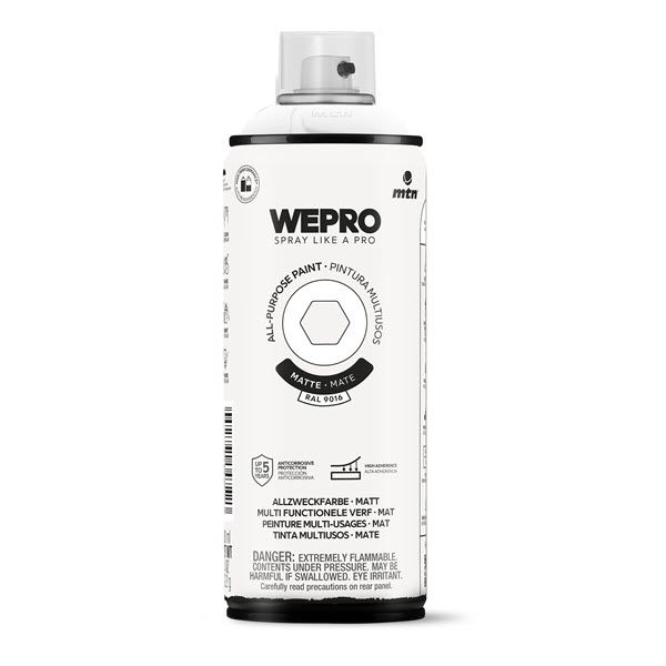 MTN WEPRO All-Purpose Spuitbus 400ml Mat - RAL 9016