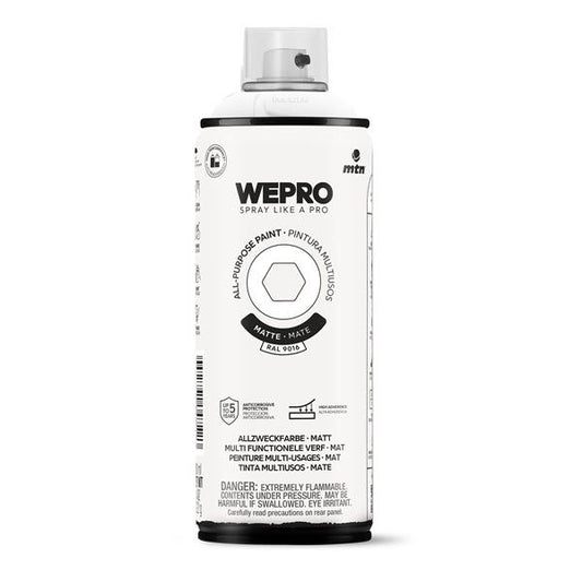 MTN WEPRO All-Purpose Spuitbus 400ml Mat - RAL 9016
