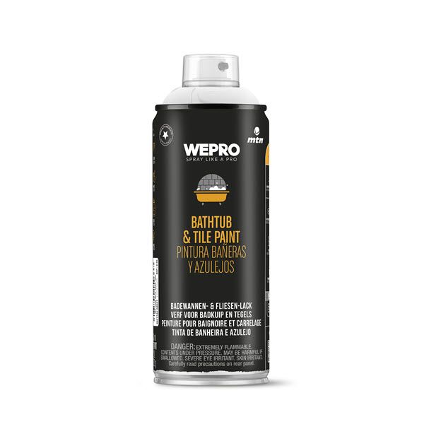 MTN WEPRO Bathtub and Tile Paint Spuitbus 400ml - Wit