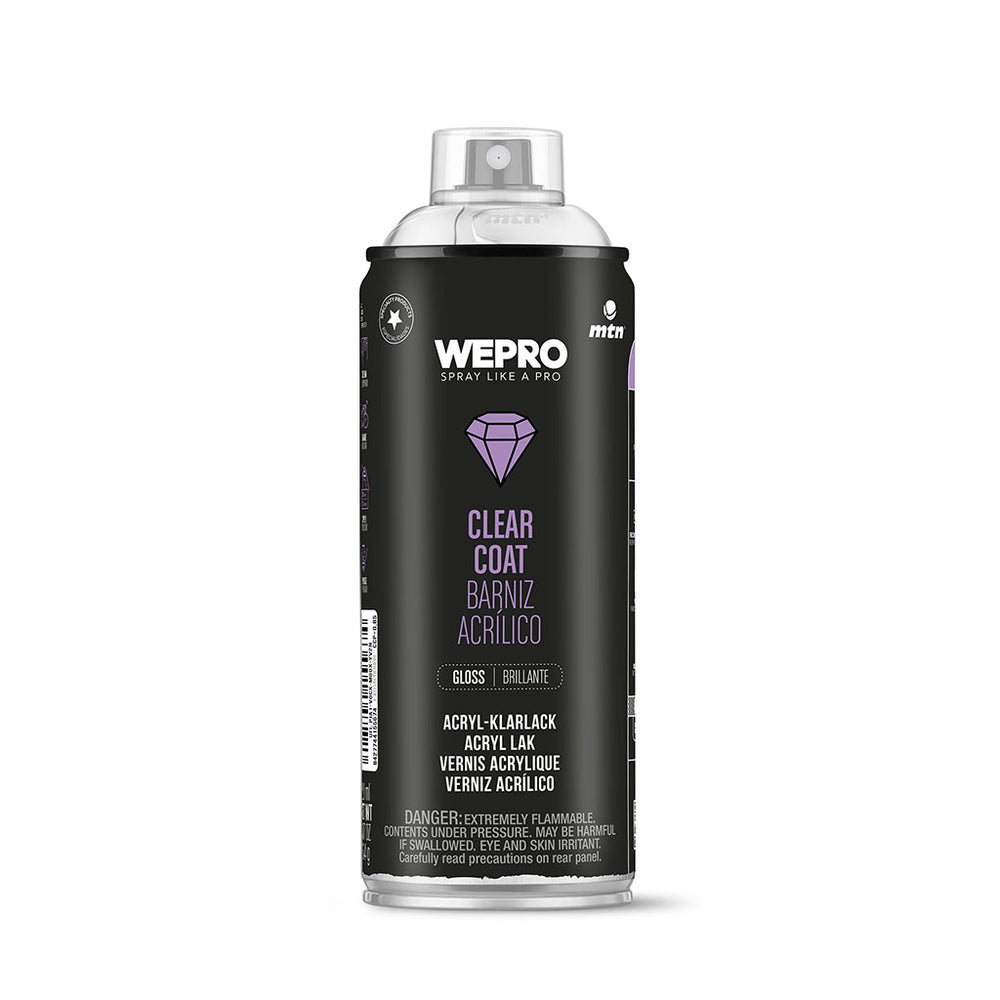 MTN WEPRO Clear Coat Spuitbus 400ml - Hoogglans
