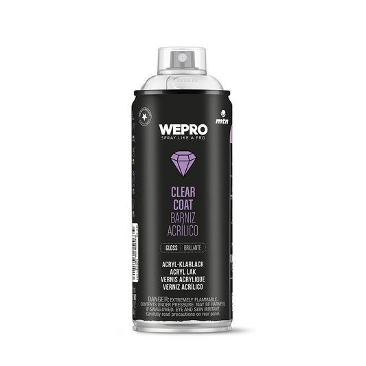 MTN WEPRO Clear Coat Spuitbus 400ml - Hoogglans