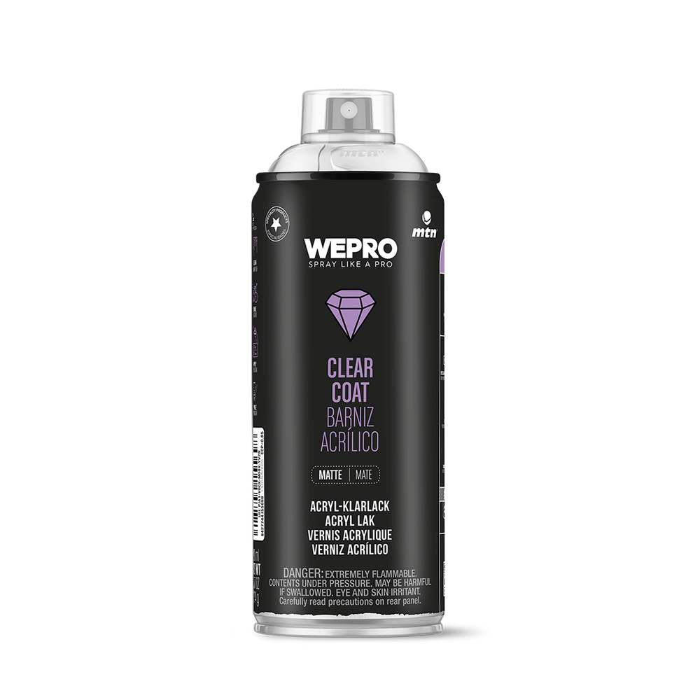 MTN WEPRO Clear Coat Spuitbus 400ml - Mat