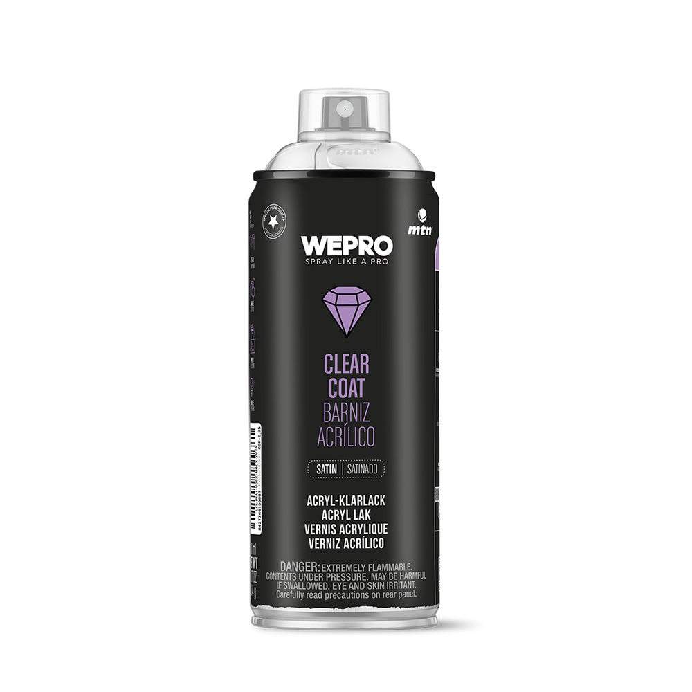MTN WEPRO Clear Coat Spuitbus 400ml - Zijdeglans