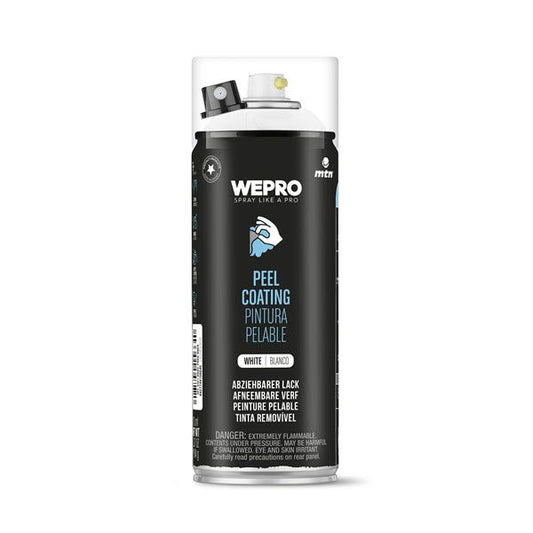 MTN WEPRO Peel Coating Spuitbus 400ml - WIT