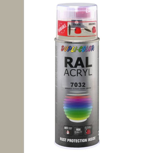 Dupli-Color Acryl 400ml Hoogglans RAL 7032