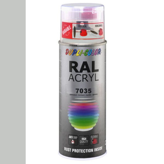 Dupli-Color Acryl 400ml Hoogglans RAL 7035