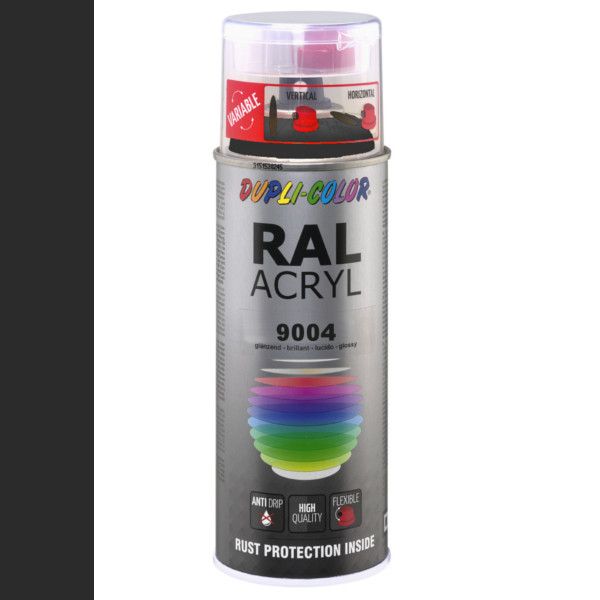 Dupli-Color Acryl 400ml Hoogglans RAL 9004