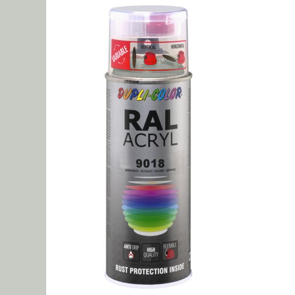 Dupli-Color Acryl 400ml Hoogglans RAL 9018