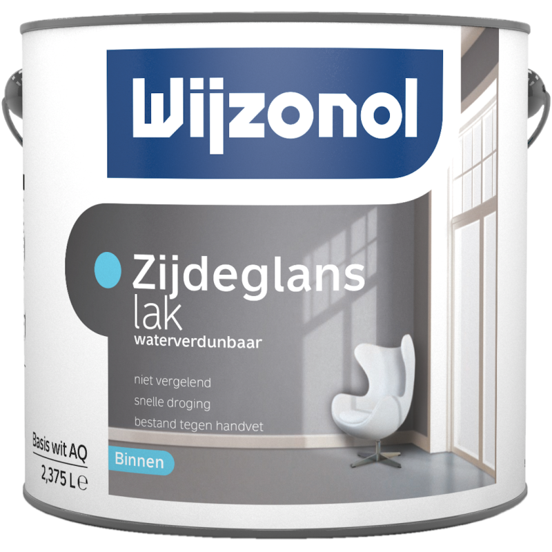 Wijzonol Interieurverven AQUA Zijdeglanslak